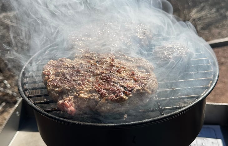 Our bbq pit that is outside!