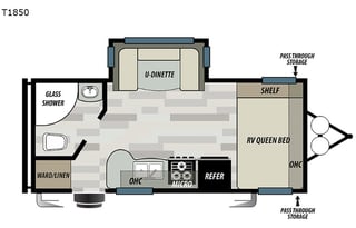 2019 Forest River RV EVO T1850