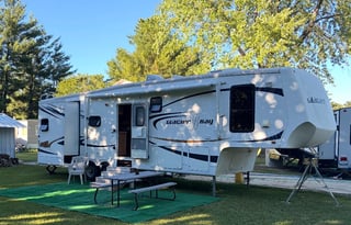 Lake Missaukee & County Beach is walking distance