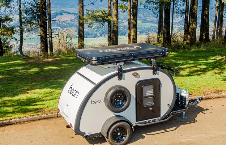 Get our and explore Oregon in our Bean Stock Trailer and FSR Evolution 55" Rooftop Tent