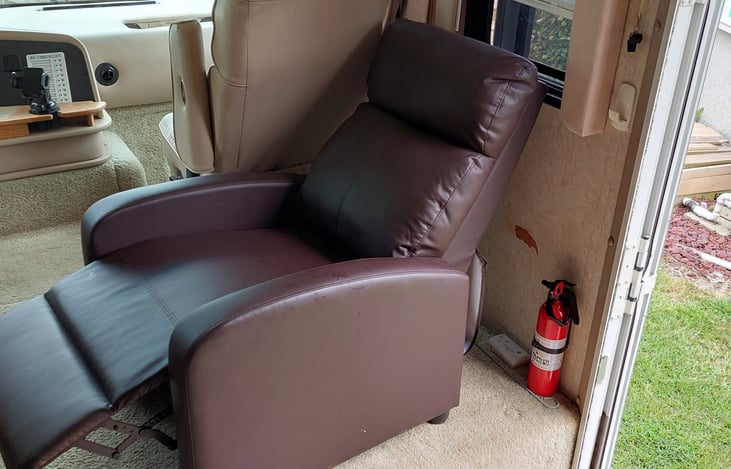 Recliner for reading that favorite book or napping.