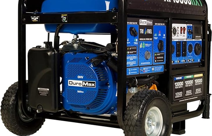 50 amp Generator will run everything in the camper