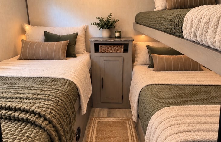 Bunk Room with its own door, sleeps 3/4