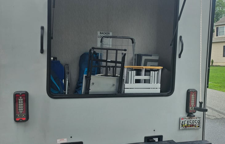 Large rear storage
