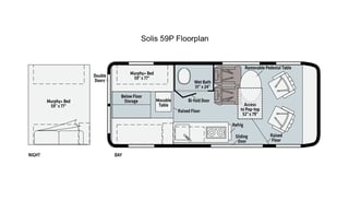 NEW Winnebago Solis 59P w/ PopTop & 2 Beds