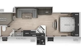 Luxury  Greywolf 26DBH Travel Trailer w/fireplace