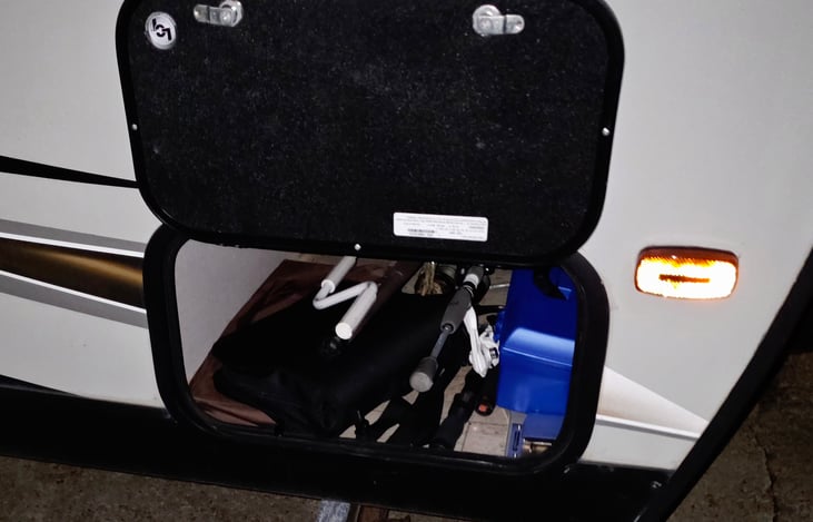 Plenty of storage for all your outdoor gear.