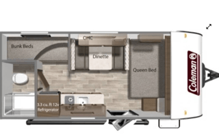Easy Tow Family Adventure – 2023 Coleman 17BH