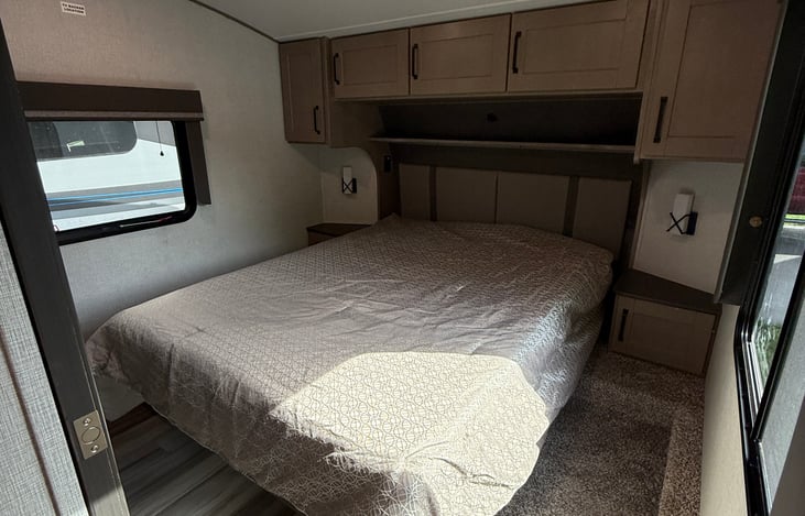 Masters Bedroom with full size queen