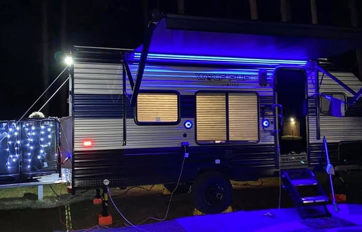 Sitting on the deck under the stars