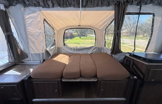 Pop Up Camper w/ Cargo Deck