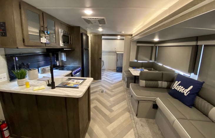 This is the view from the Primary bedroom.