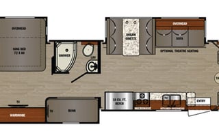 2019 Georgetown GT5 36B5 - 2 full baths and 2 bunk