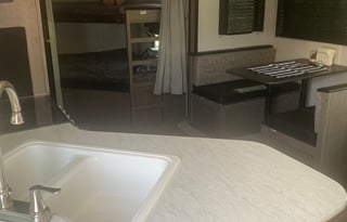 Elijah's bunkhouse trailer