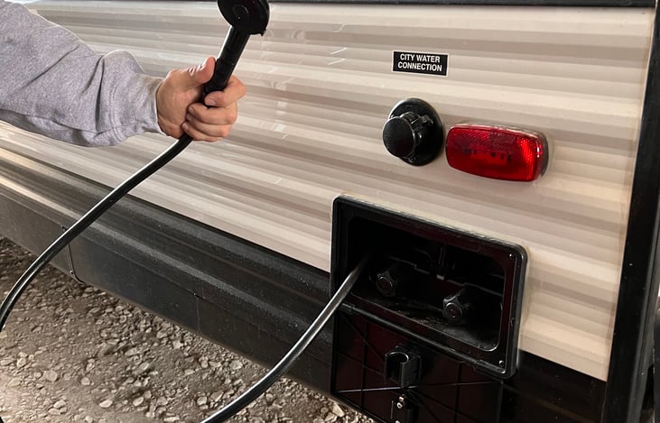 Convenient Outdoor Shower!