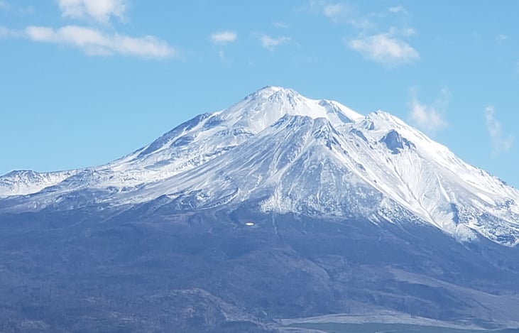 Mount Shasta, Northern  CA 9/2023
Early fall snow