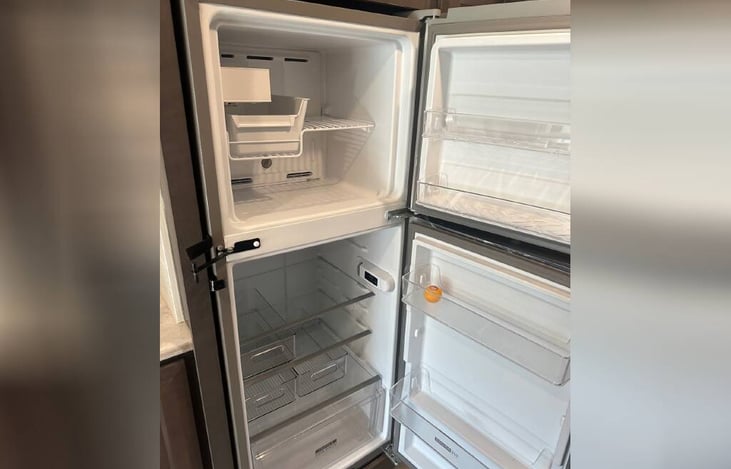 Residential sized frig with ice maker.....