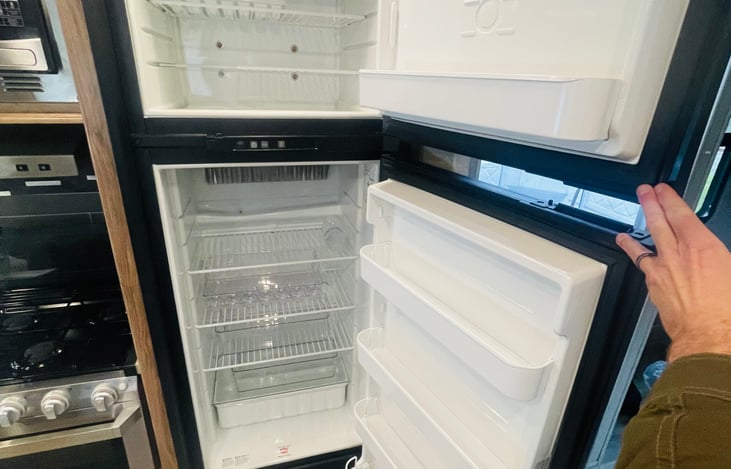 Stainless Compact Fridge & Freezer