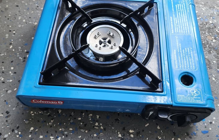 extra stove to gas, for outside