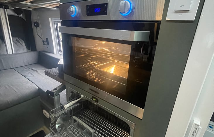 The ultimate home cooking experience. Where luxury meets functionality, our fully stocked kitchen boasts high-end induction cookware, toaster, a convection oven and chopper; everything you need!