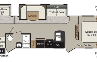 Glamp or Camp in style from Hoosier RV LLC