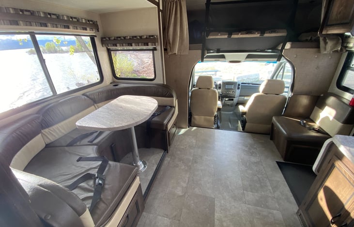 Oh, the views! They are awesome from these big windows. Don't worry, there are sunshades and blackout shades too.