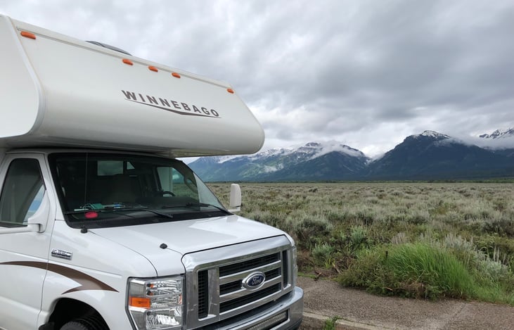 Passing into Yellowstone through the Great Teton range is breathtaking.