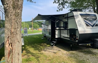 Spacious 2019 Venture SportTrek 320VIK Bunk Room