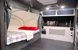 SUV Towable Toy Hauler Travel Trailer - Sleeps 2