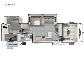Forest River RV Salem 32BHDSX