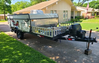 Family Friendly Popup Camper w/ Cargo Deck