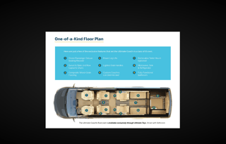 LUXURY 10 passengers VAN w TV, Kitchenette, Toilet