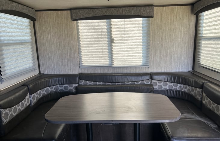 Dinette. This will sleep 2 when converted to a bed