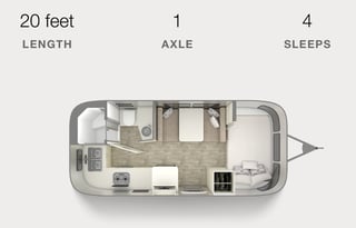 2022 Watermelon Airstream Bambi 20FB