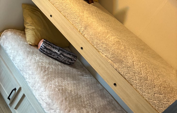 4 upgraded twin bunk mattresses.