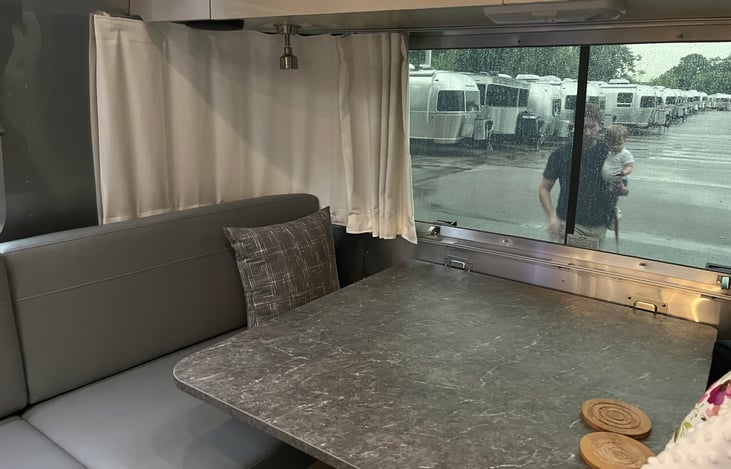 Spacious dinette with open panoramic view