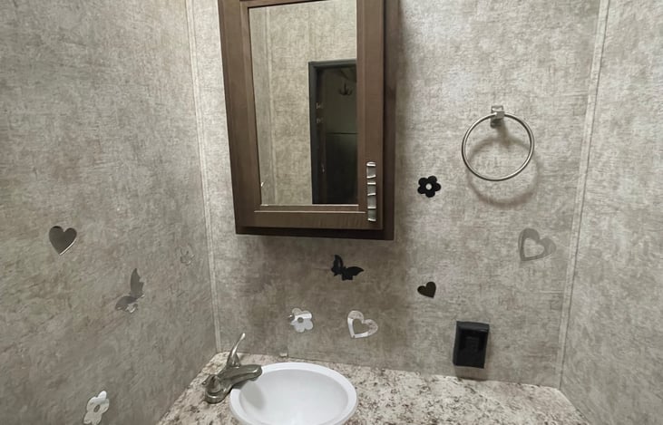 Bunk house half bath.