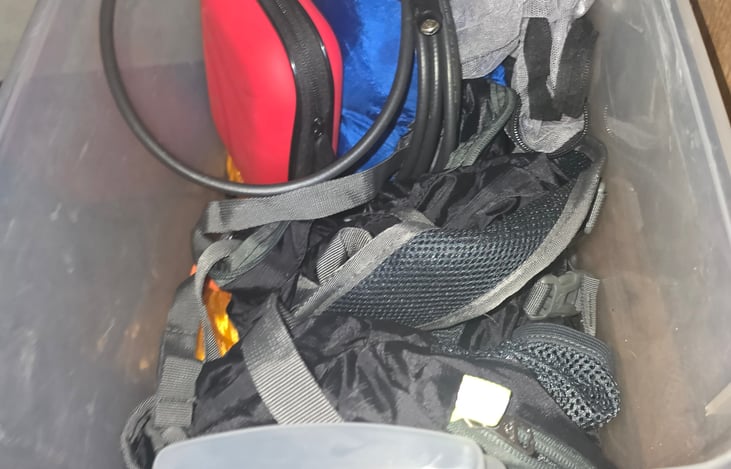 Daypack, first aid kit