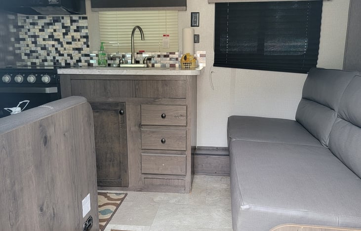 Looking inside from the Entry door