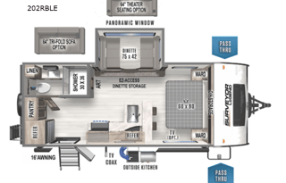 2022 Forest River RV Surveyor Legend 202RBLE