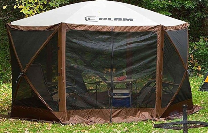 Quick setup screen tent. “The clam”
11.5 ft x 7.5 ft. $