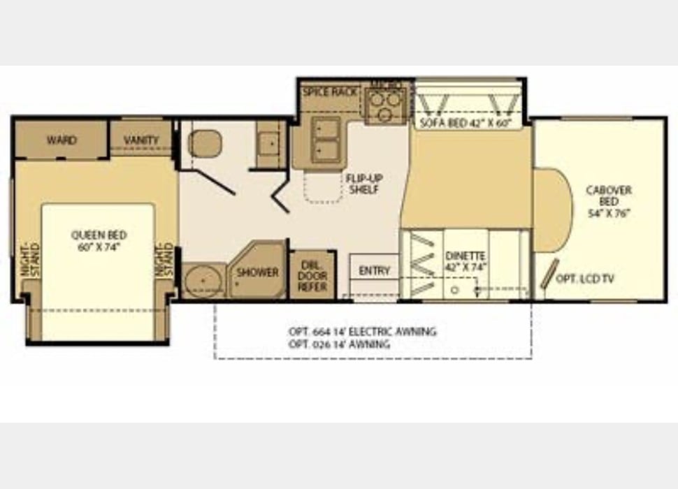 Class C Motor Home rentals in Freedom