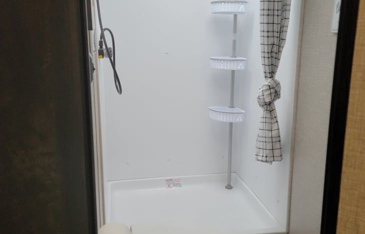 Large walk-in shower