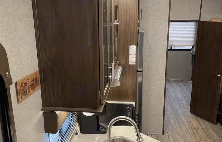 Looking backwards from front upstairs