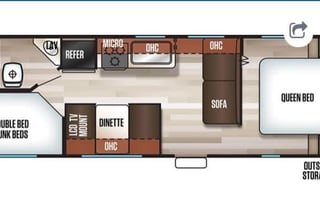 Fully Stocked 2019 Grey Wolf Bunkhouse delivery!