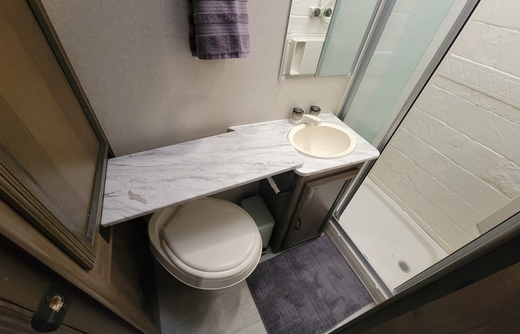 Pull out countertop extension