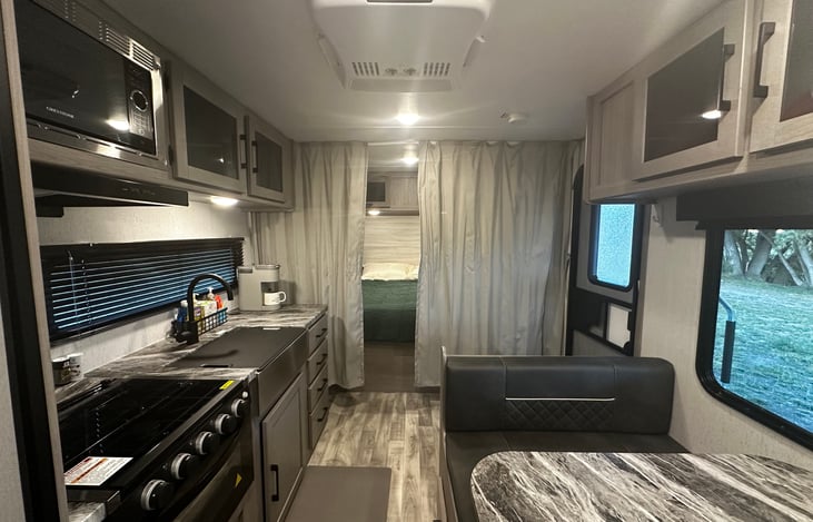 Living Space/ View from Bunk Bed