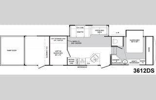 Keystone Raptor Toyhauler - Sleeps 8 + garage space!