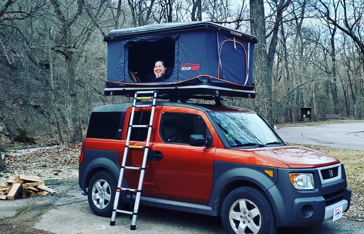 Honda Element Micro Camper 