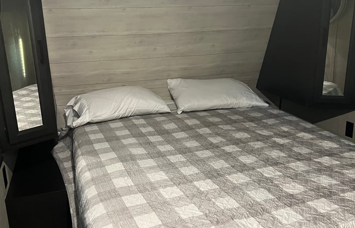 Queen Size Bed in the master